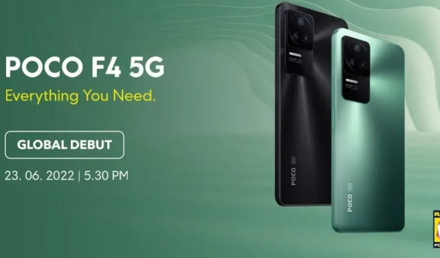 Poco F4 5G mit Snapdragon 870 SoC und 64MP OIS-Kamera erscheint am 23. Juni: Erwartete Spezifikationen und Preis