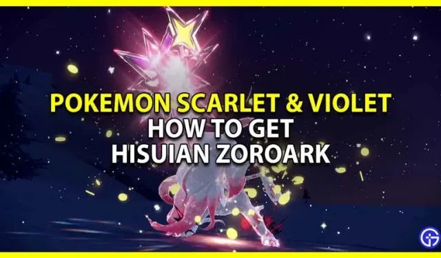 How to get Hisuian Zoroark in Pokemon Scarlet & Violet