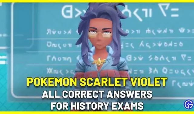 Pokemon Scarlet Violet All History Answers (välierät ja finaalit)