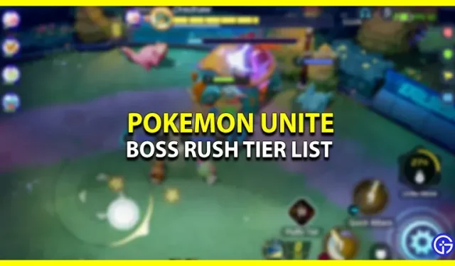 Pokemon Unite Boss Rush Tier List (2023. gada marts) — katra pokemona vērtējums