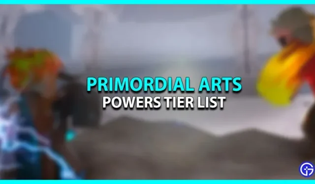 Tier List Artes primordiales (2023)