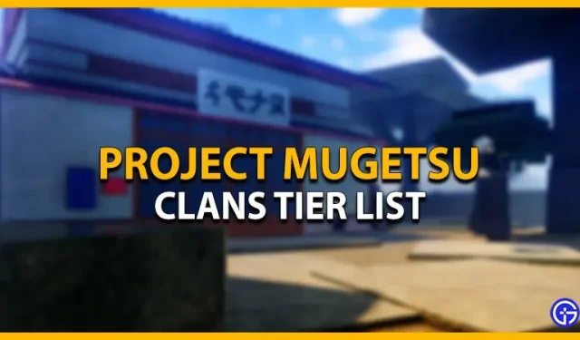 Mugetsu Clans 베스트 프로젝트 티어 목록(2023년 4월)