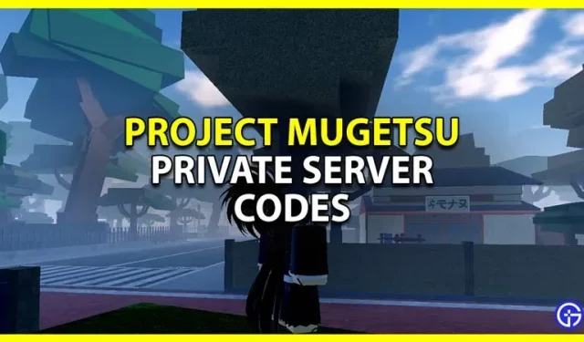 Codici del server privato del progetto Mugetsu (PM) (aprile 2023)