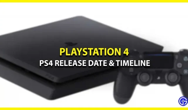When did PS4 come out? Release date and schedule
