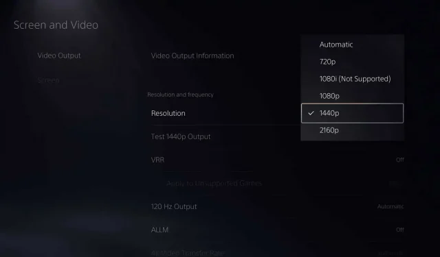 PS5: bèta-update ter ondersteuning van 1440p en mappen