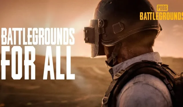 PUBG: Battlegrounds는 내일부터 무료입니다: 출시일 및 보상