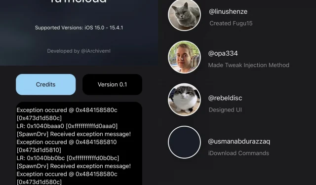Ra1ncloud Fugu15:een perustuva Jailbreak iOS 15.0-15.4.1 -käyttöjärjestelmän arm64e-laitteille on julkaistu, mutta toistaiseksi vain kehittäjille