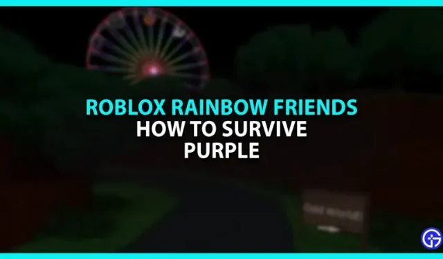Roblox Rainbow Friendsでパープルを生き残る方法