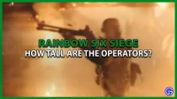 Hvor høje er Rainbow Six Siege-operatører