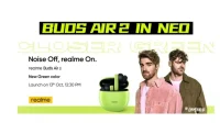 Realme Buds Air 2 появятся в Индии в новом зеленом цвете вместе с Realme GT Neo 2 13 октября