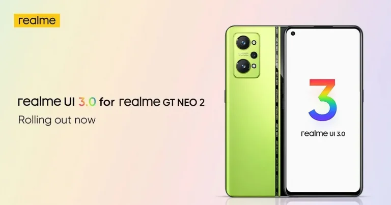 Realme GT Neo 2 update with Realme UI 3.0 based on Android 12 is out now