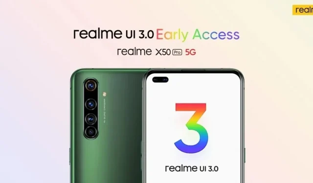 Realme X50 Pro將搶先體驗Realme UI 3.0