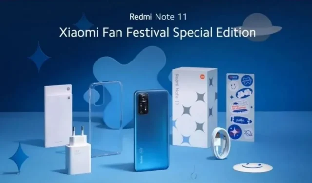 Xiaomi anuncia Redmi Note 11 Festival Edition antes do Mi Fan Festival na próxima semana