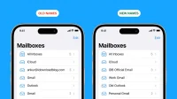 E-mailaccounts hernoemen in de Mail-app op iPhone, iPad en Mac