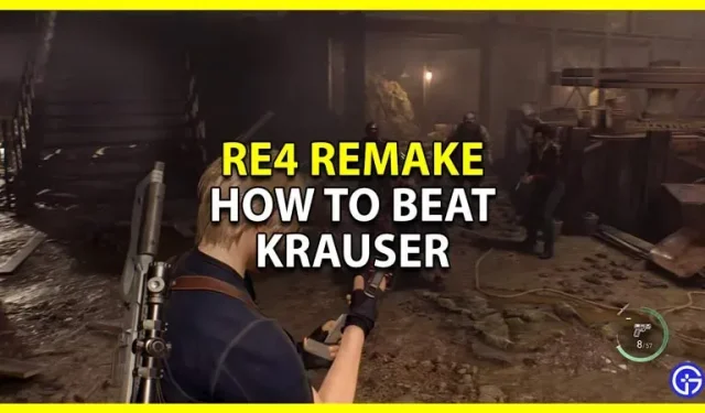 How to beat Krauser in RE4 Remake (Normal and Transformed)