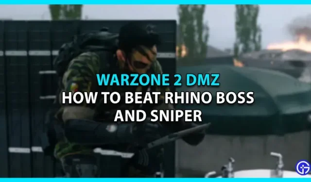 MW2 Rhino Boss에서 DMZ를 승리하는 방법