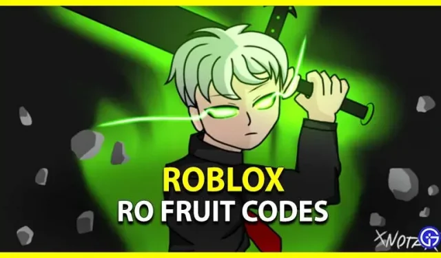 Codes des fruits Ro (octobre 2022)