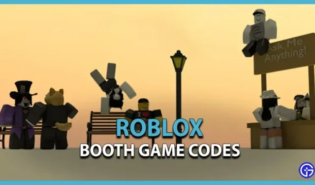 Roblox Booth-Spielcodes (Februar 2023)