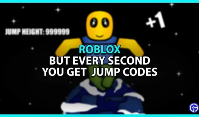 Roblox, mas a cada segundo você ganha 1 salto: Cheats (outubro de 2022)