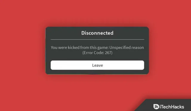 How to Fix Roblox Error Code 267