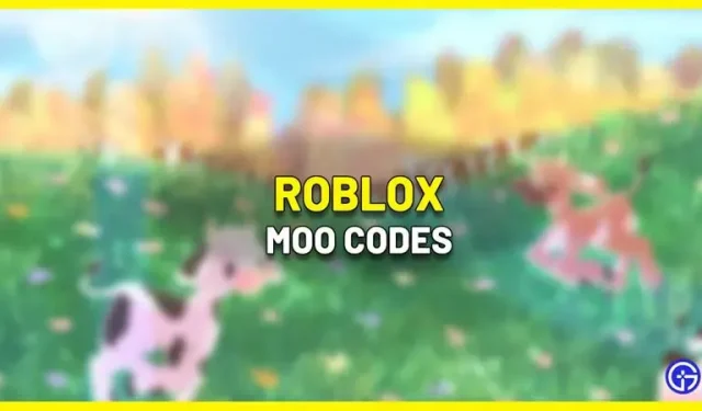 Moo Codes Roblox (septiembre de 2022) – CB gratis