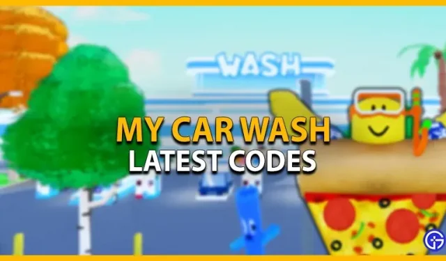 Roblox My Car Wash Codes (maj 2023)