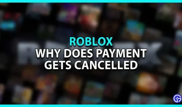 Roblox-Zahlung storniert: So beheben Sie das Problem