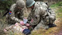 Système de téléprésence en réalité virtuelle pour le traitement des soldats blessés