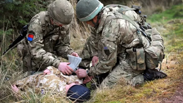 Virtual reality telepresence system for the treatment of wounded soldiers