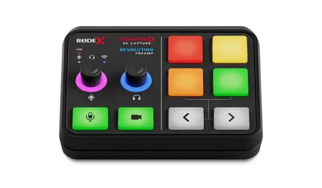 Rode Streamer X kombinuje audio rozhraní s externí snímací kartou.