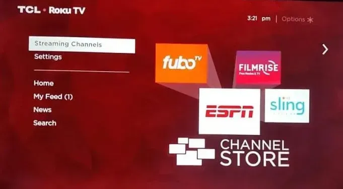 Активація Tennis Channel на Roku