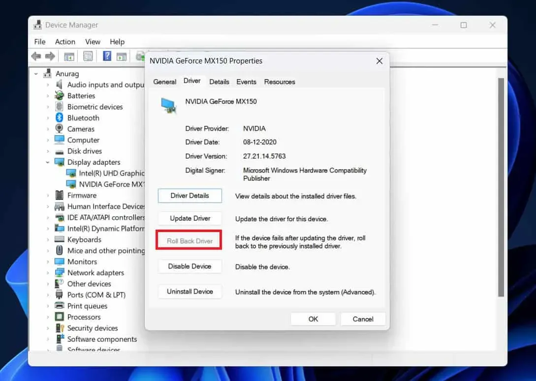 How To Roll Back NVIDIA Drivers On Windows 11?