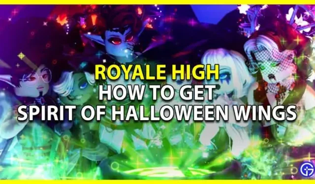 Royale High: How to get Spirit Of Halloween Wings (2022)