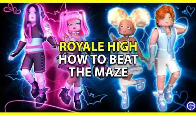 Royale High: how to get through the maze (2022)