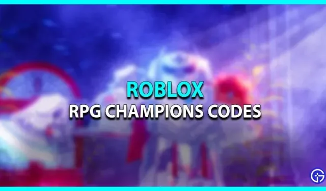 Champions RPG-cheats (oktober 2022)
