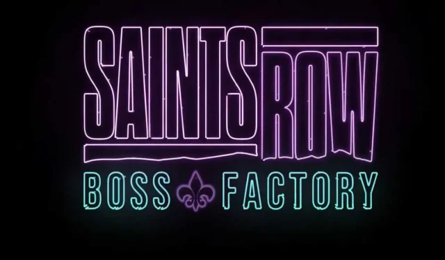 Saints Row: Boss Factory, éditeur de personnage hors ligne