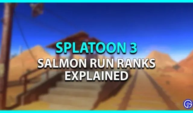 Splatoon 3 : les rangs du saumon (explications)