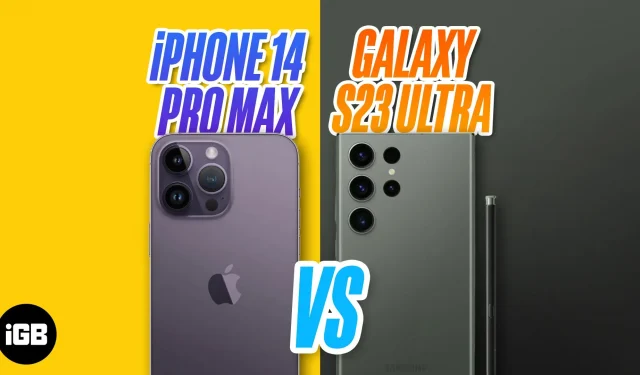 iPhone 14 Pro Max vs Galaxy S23 Ultra: de strijd om de titel van de beste