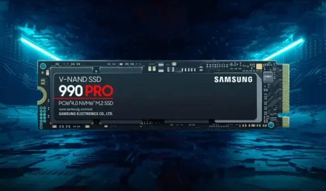 La mise à jour du firmware du Samsung 990 Pro SSD devrait s’arrêter mais pas inverser l’usure rapide