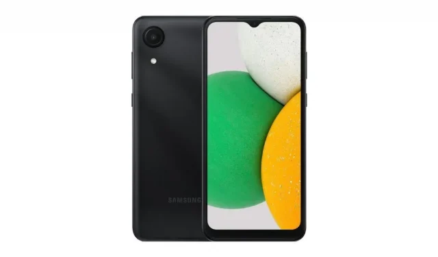 Fuite de rendu du noyau du Samsung Galaxy A04: options de couleur et design révélés