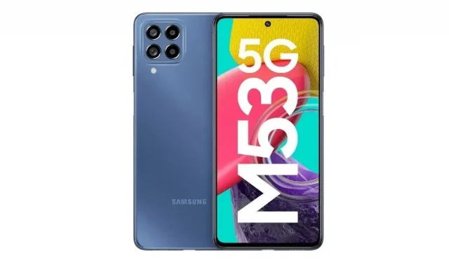 Lancement du Samsung Galaxy M53 5G avec appareil photo 108 MP, écran Super AMOLED 120 Hz : prix, spécifications