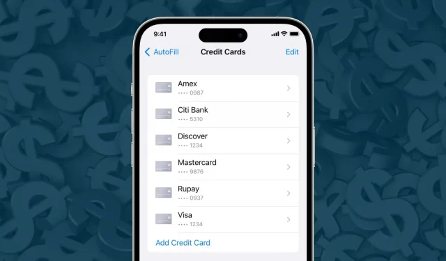 Creditcardgegevens toevoegen aan of verwijderen uit Safari op iPhone, iPad of Mac