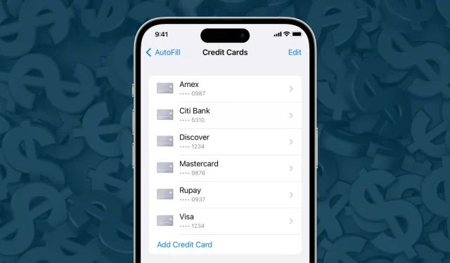 How to add or remove credit card information from Safari on iPhone, iPad or Mac