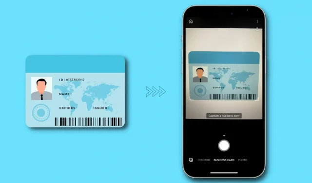 Sådan forvandler du et fysisk ID til et billede eller PDF ved hjælp af din iPhone eller iPad