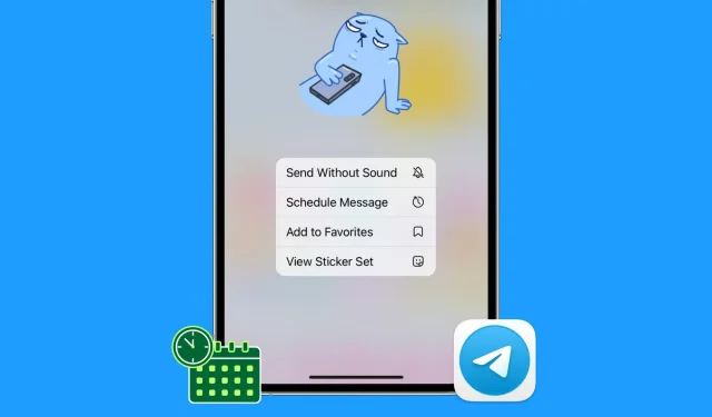 Как запланировать текстовые, фото и видео сообщения в Telegram