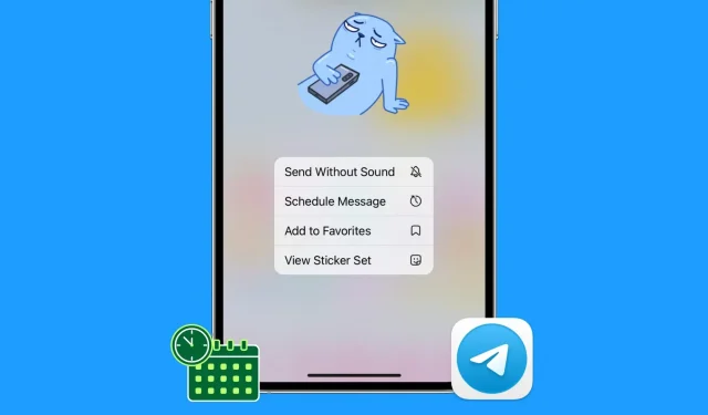 How to schedule text, photo and video messages in Telegram