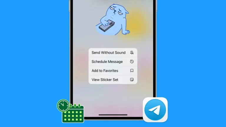 How to schedule text, photo and video messages in Telegram