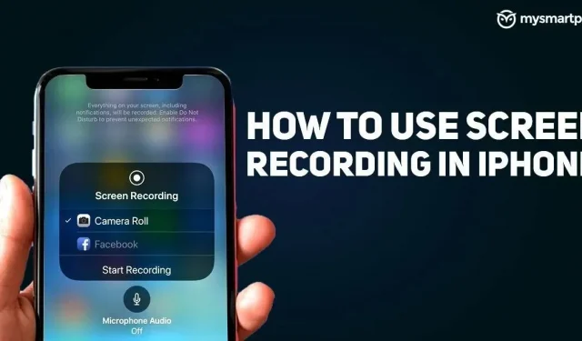 How to Use the Screen Recording Feature on Apple iPhone