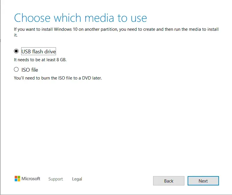 Hulpprogramma voor het maken van media in Windows 11