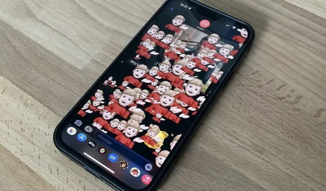 Wysyłaj pełnoekranowe eksplozje Memoji w czatach iMessage ze swojego iPhone’a lub iPada